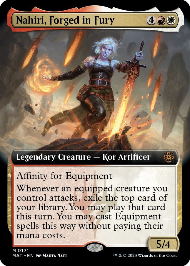 Nahiri, Forged in Fury (Extended Art) [MAT - 171]