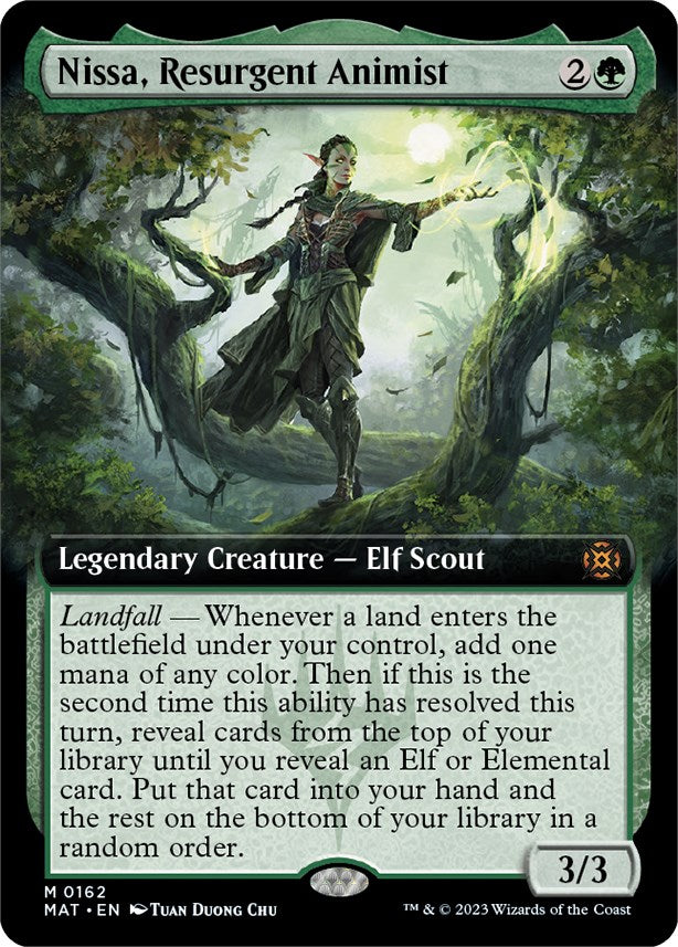 Nissa, Resurgent Animist (Extended Art) [MAT - 162]