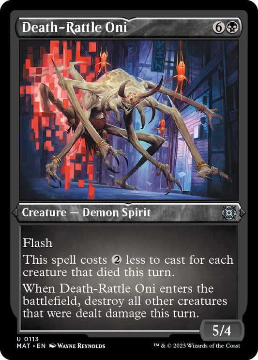 Death-Rattle Oni (Foil Etched) [MAT - 113]