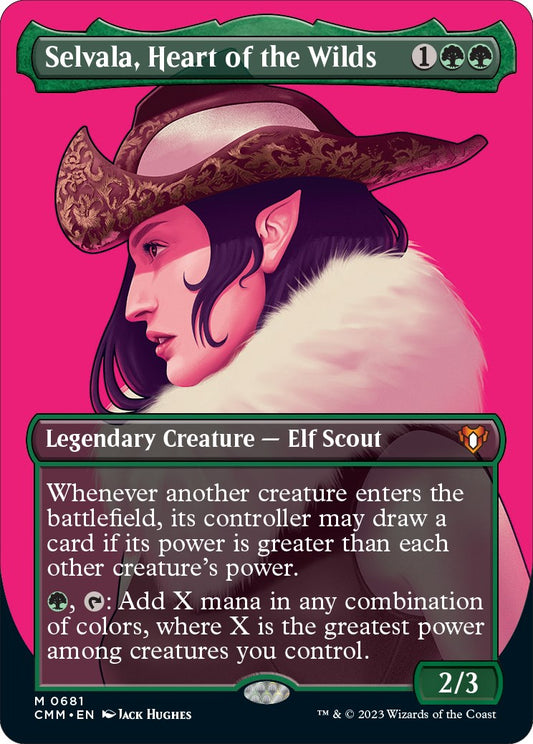 Selvala, Heart of the Wilds (Borderless) [CMM - 681]