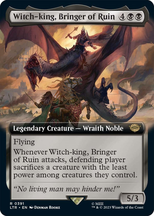 Witch-king, Bringer of Ruin (Extended Art) [LTR - 391]