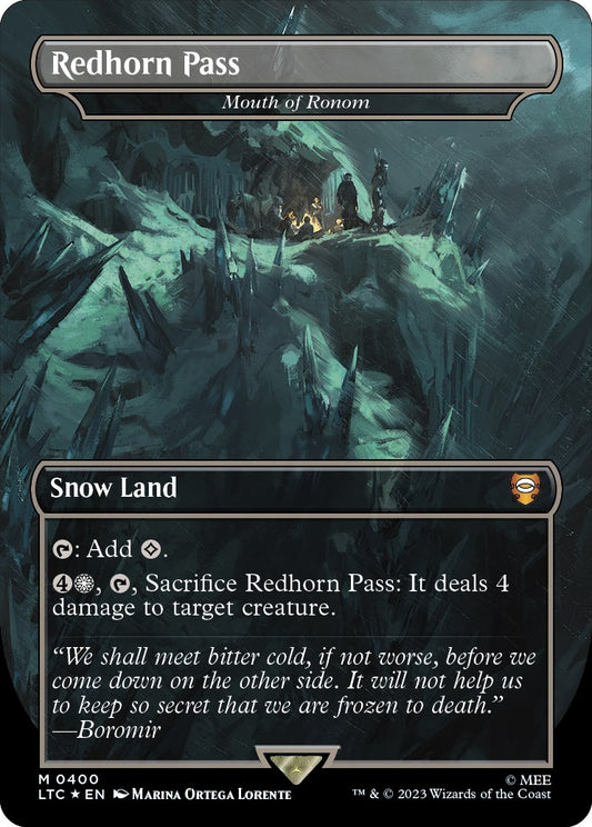 Redhorn Pass - Mouth of Ronom (Surge Foil) [LTC - 400]