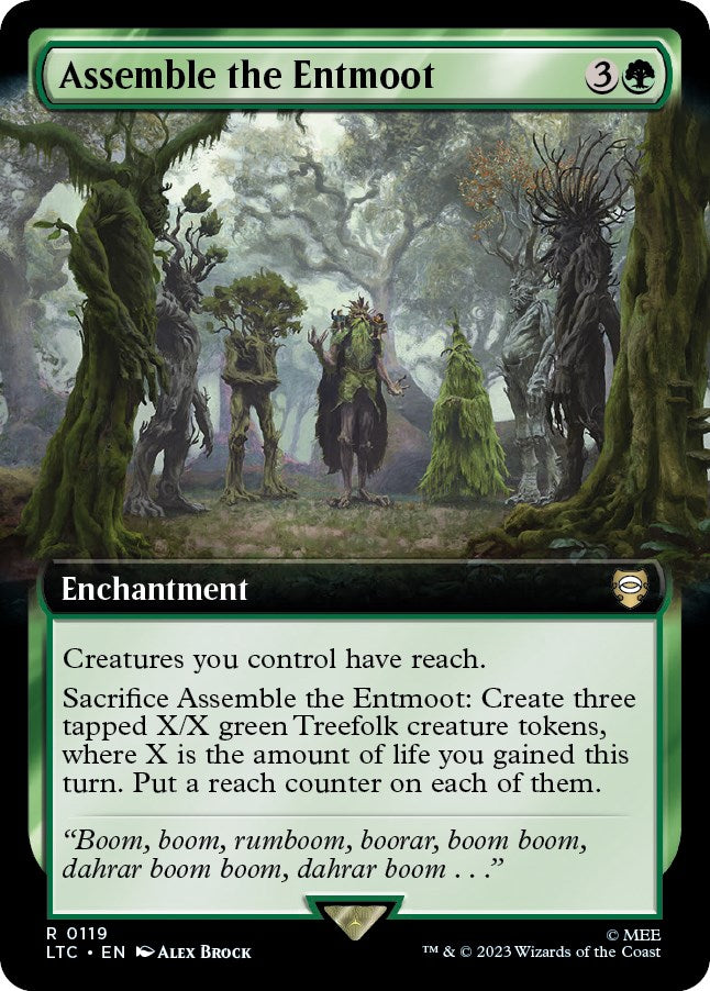 Assemble the Entmoot (Extended Art) [LTC - 119]