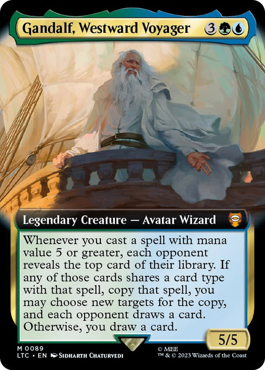 Gandalf, Westward Voyager (Extended Art) [LTC - 89]