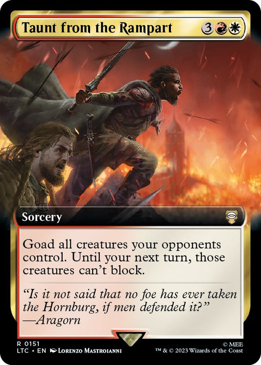 Taunt from the Rampart (Extended Art) [LTC - 151]