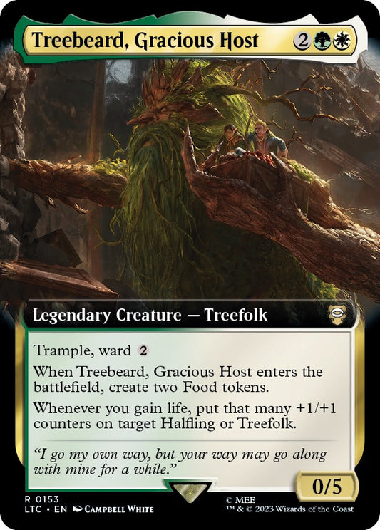 Treebeard, Gracious Host (Extended Art) [LTC - 153]