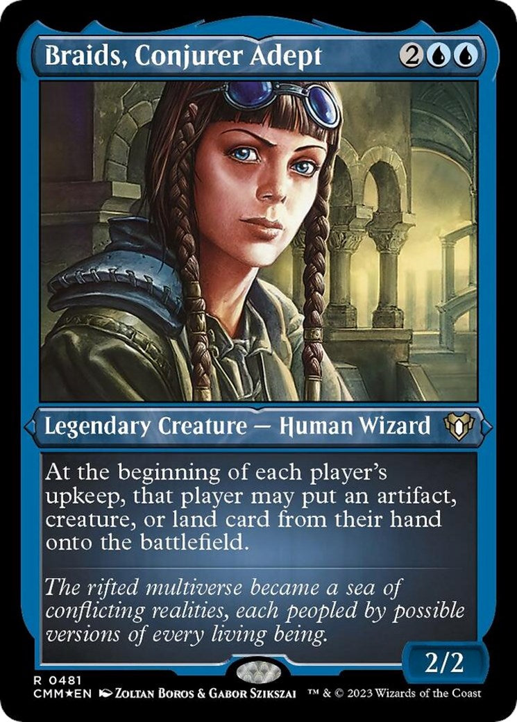 Braids, Conjurer Adept (Foil Etched)