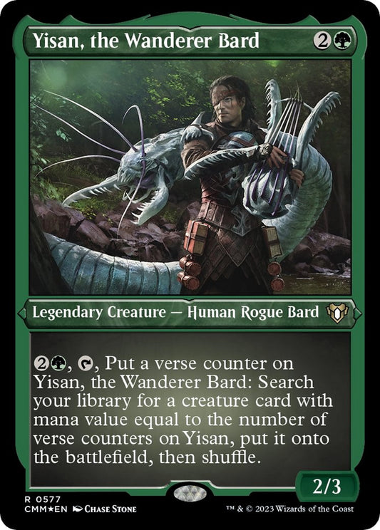 Yisan, the Wanderer Bard (Foil Etched) [CMM - 577]