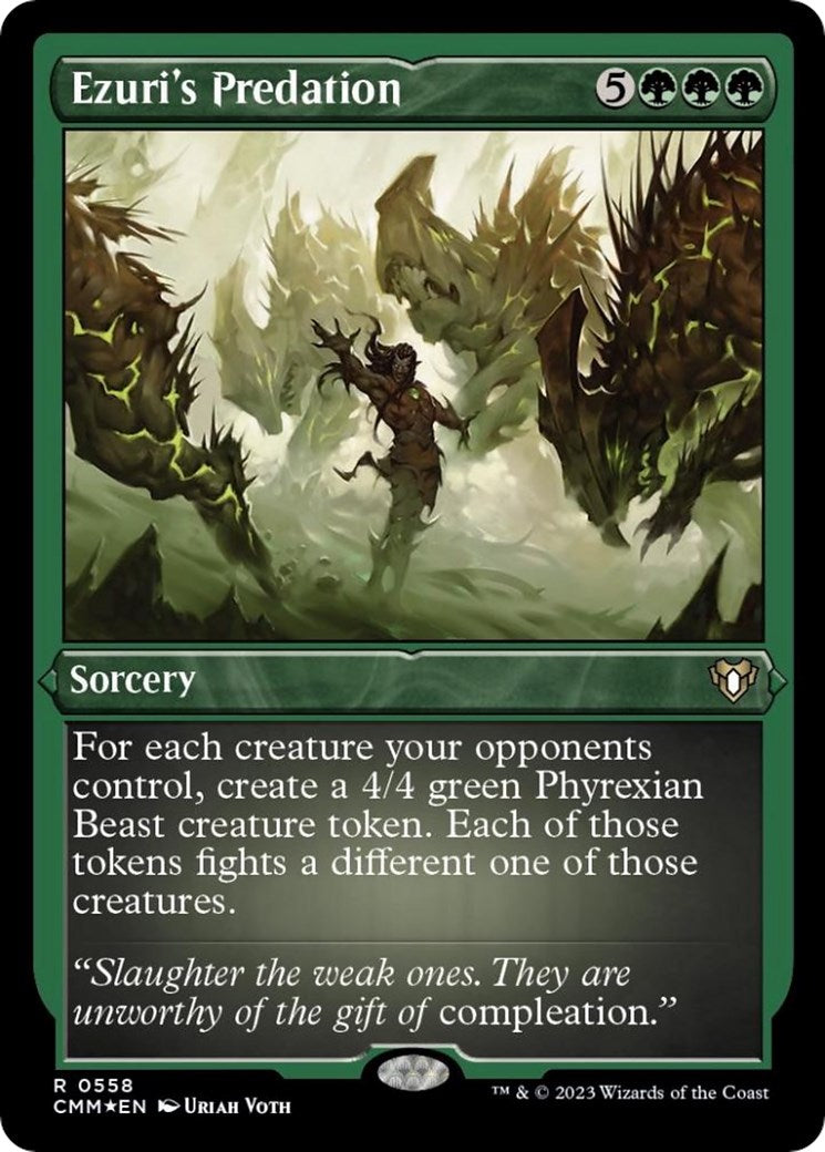 Ezuri's Predation (Foil Etched) [CMM - 558]