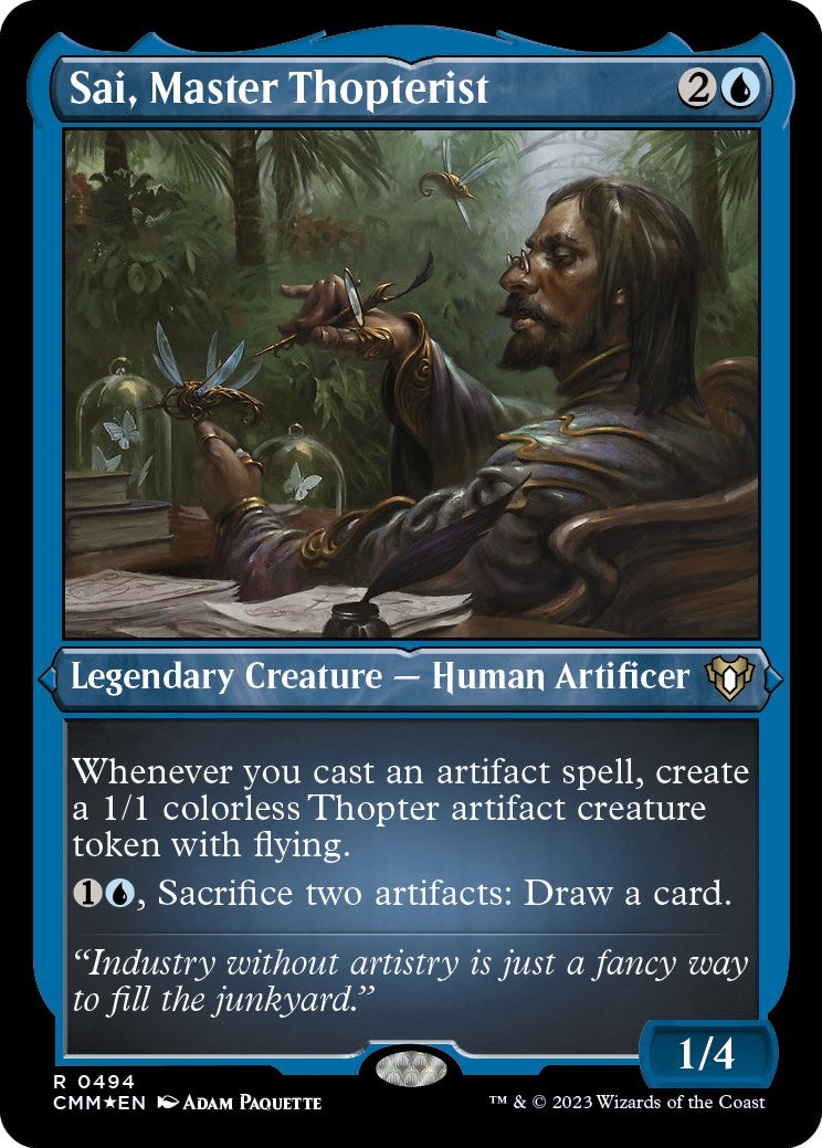 Sai, Master Thopterist (Foil Etched) [CMM - 494]