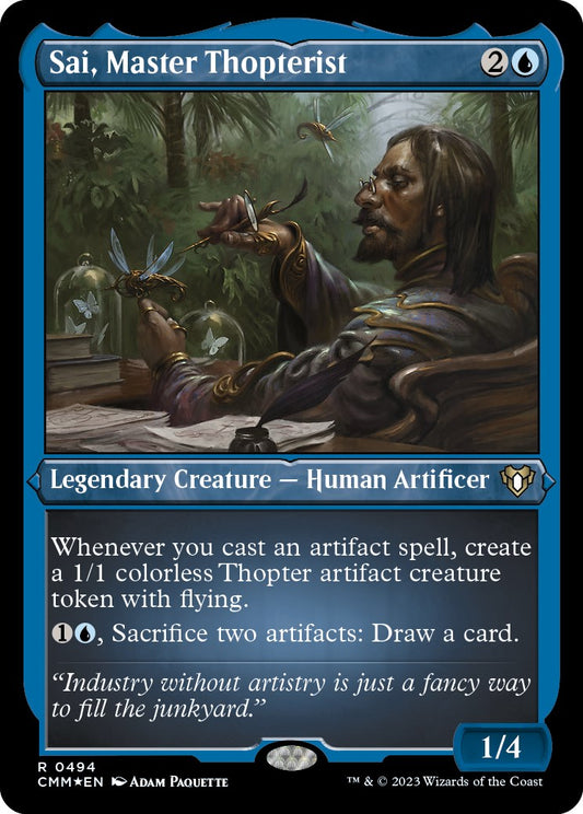 Sai, Master Thopterist (Foil Etched) [CMM - 494]