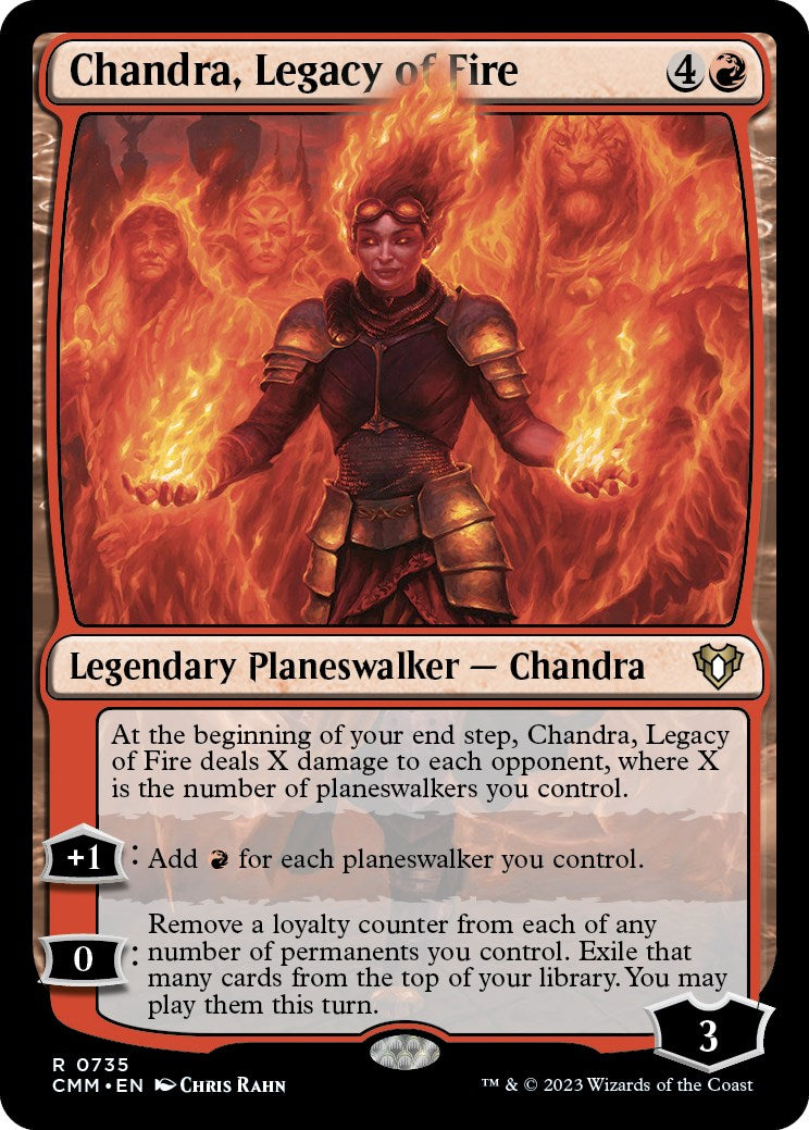 Chandra, Legacy of Fire [CMM - 735]
