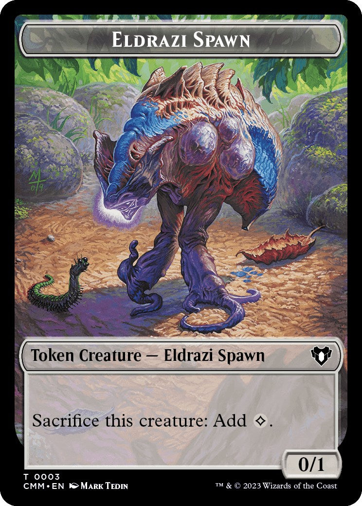 Eldrazi Spawn // Construct (0041) Double-Sided Token