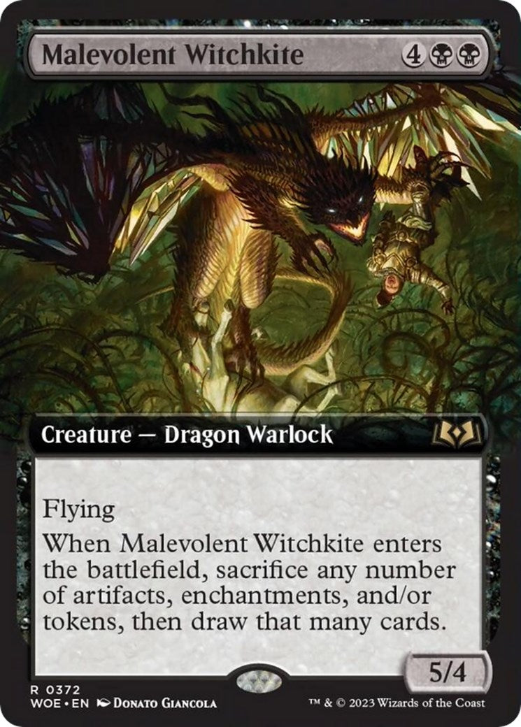 Malevolent Witchkite (Extended Art) [WOE - 372]
