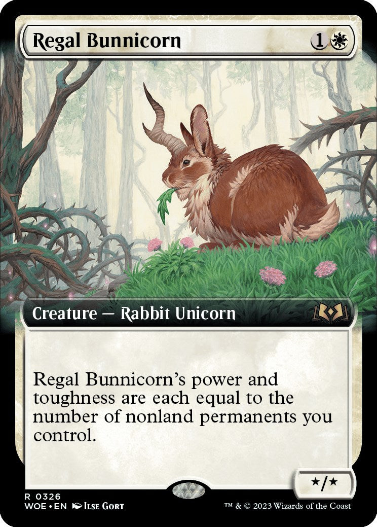 Regal Bunnicorn (Extended Art) [WOE - 326]