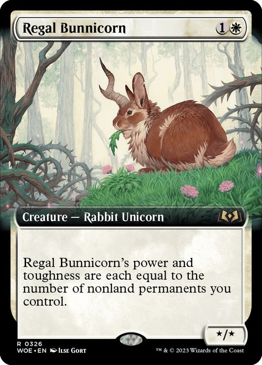 Regal Bunnicorn (Extended Art) [WOE - 326]