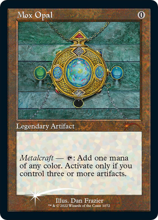 Mox Opal (Retro Frame) (Foil Etched)