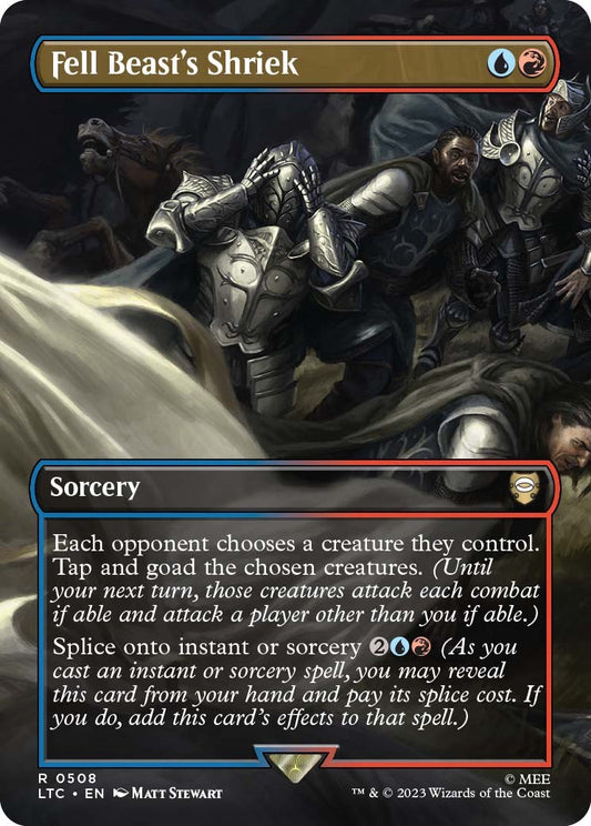 Fell Beast's Shriek (Borderless) [LTC - 508]
