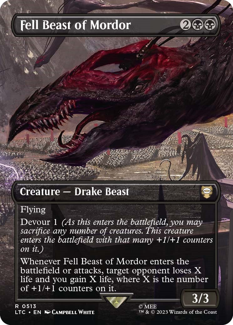 Fell Beast of Mordor (Borderless) [LTC - 513]