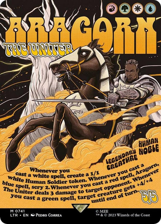 Aragorn, the Uniter (Borderless Poster) [LTR - 741]