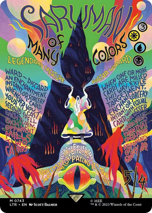 Saruman of Many Colors (Borderless Poster) [LTR - 743]