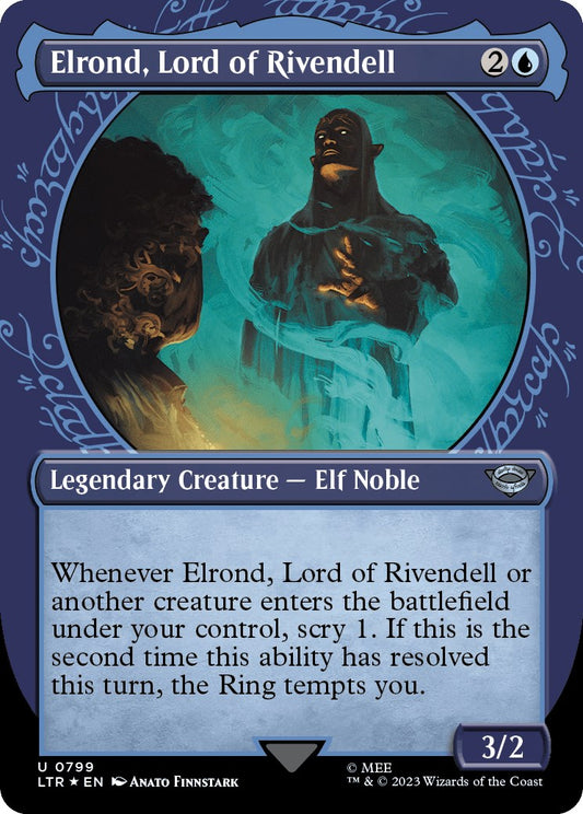 Elrond, Lord of Rivendell (Showcase) (Surge Foil) [LTR - 799]