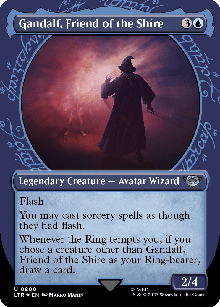 Gandalf, Friend of the Shire (Showcase) (Surge Foil) [LTR - 800]