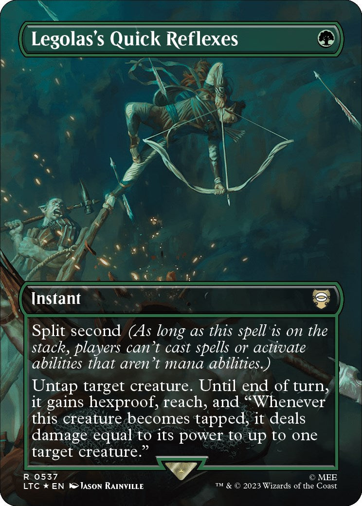 Legolas's Quick Reflexes (Borderless) (Surge Foil)