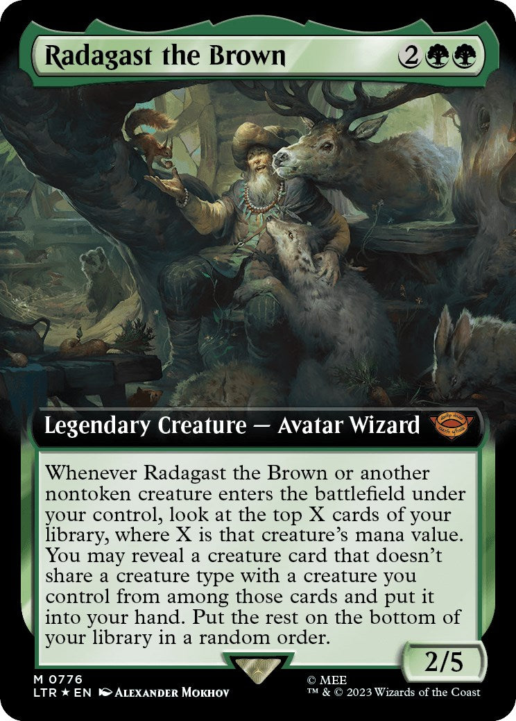 Radagast the Brown (Extended Art) (Surge Foil) [LTR - 776]