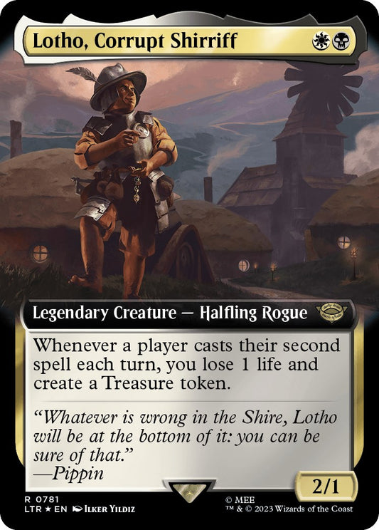 Lotho, Corrupt Shirriff (Extended Art) (Surge Foil) [LTR - 781]