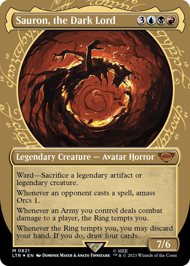 Sauron, the Dark Lord (Showcase) (Surge Foil) [LTR - 821]