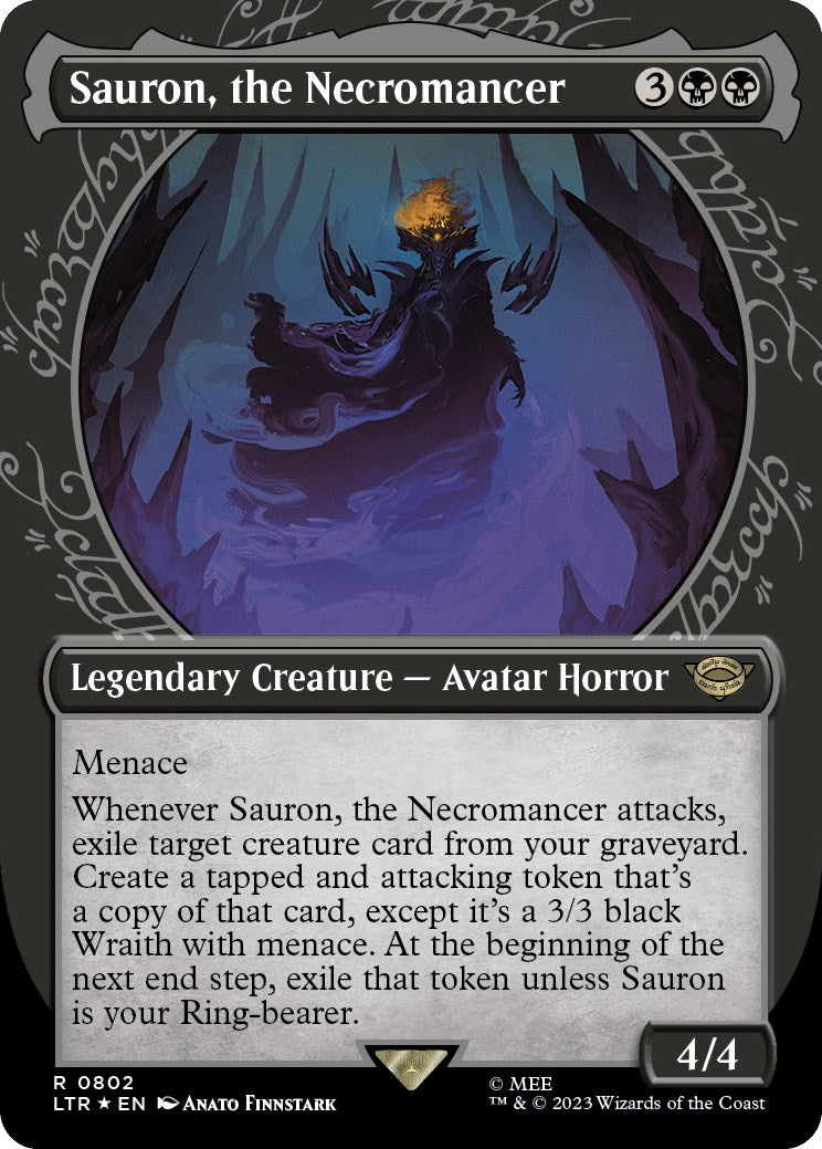 Sauron, the Necromancer (Showcase) (Surge Foil) [LTR - 802]