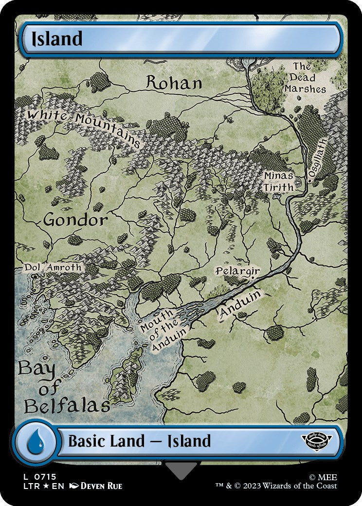 Island (0715) (Surge Foil) [LTR - 715]