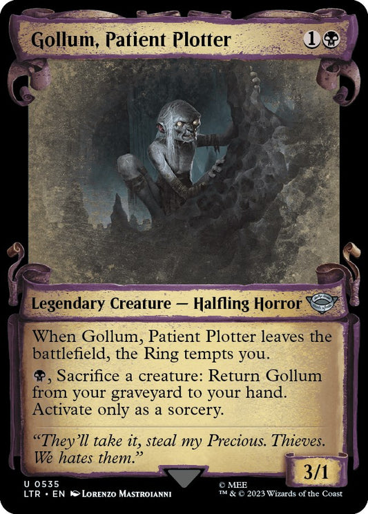 Gollum, Patient Plotter (Showcase Scrolls) [LTR - 535]