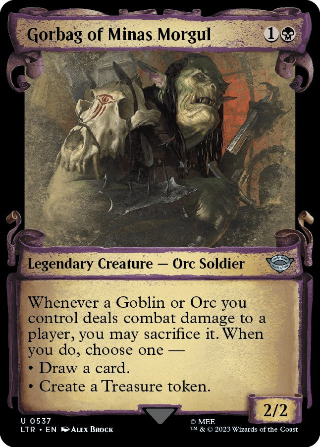 Gorbag of Minas Morgul (Showcase Scrolls) [LTR - 537]