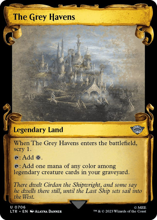 The Grey Havens (Showcase Scrolls) [LTR - 706]