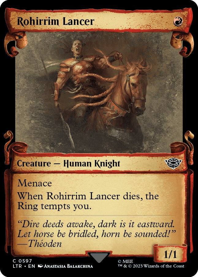 Rohirrim Lancer (Showcase Scrolls) [LTR - 597]