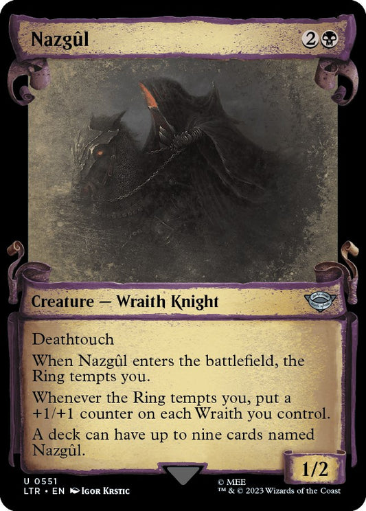 Nazgul (0551) (Showcase Scrolls) [LTR - 551]