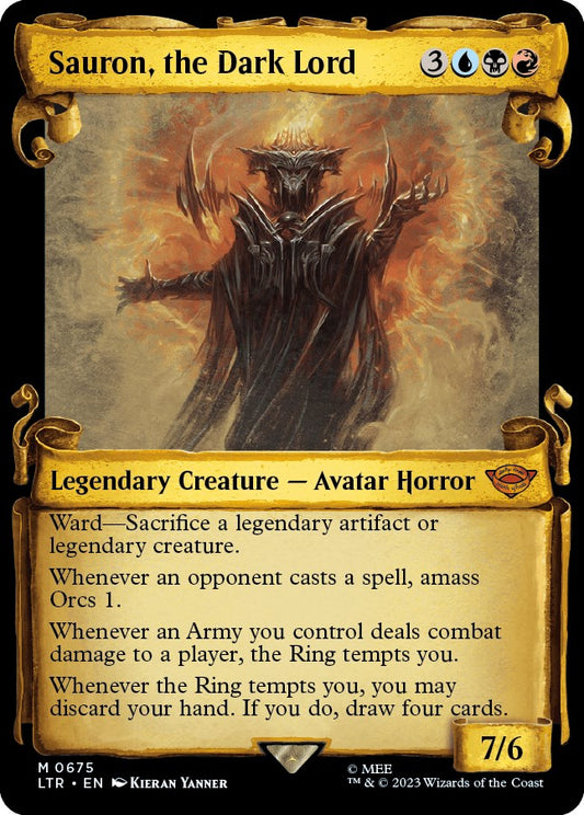 Sauron, the Dark Lord (Showcase Scrolls) [LTR - 675]