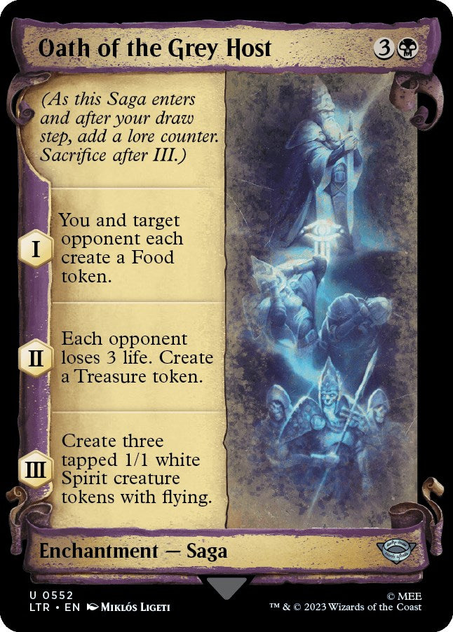 Oath of the Grey Host (Showcase Scrolls) [LTR - 552]