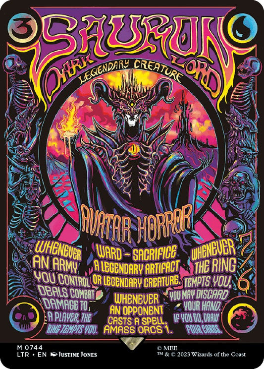 Sauron, the Dark Lord (Borderless Poster)