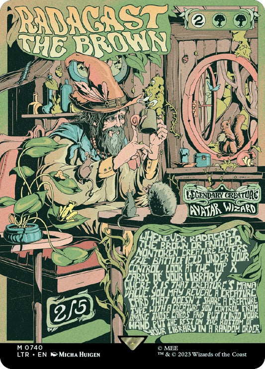 Radagast the Brown (Borderless Poster) [LTR - 740]