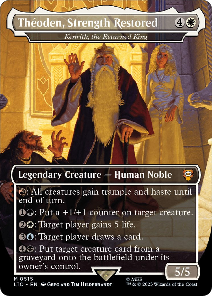 Theoden, Strength Restored - Kenrith, the Returned King (Borderless)
