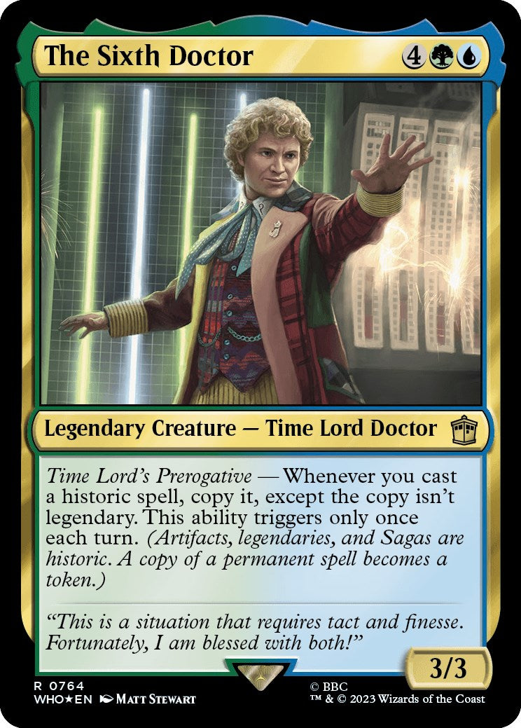 The Sixth Doctor (Surge Foil)