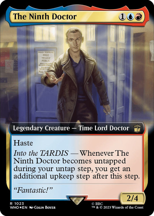 The Ninth Doctor (Extended Art) (Surge Foil) [WHO - 1023]