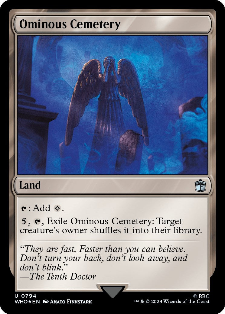 Ominous Cemetery (Surge Foil) [WHO - 794]