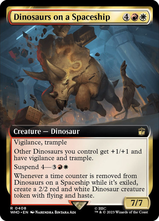 Dinosaurs on a Spaceship (Extended Art) [WHO - 408]