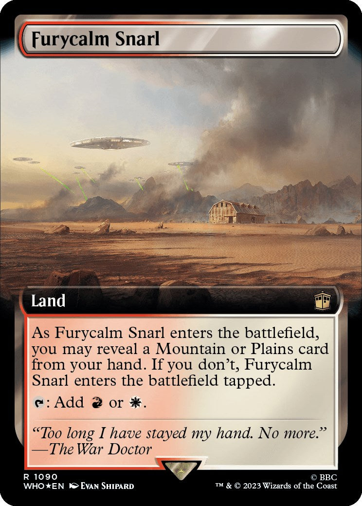 Furycalm Snarl (Extended Art) (Surge Foil)