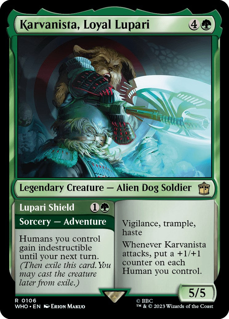 Karvanista, Loyal Lupari [WHO - 106]