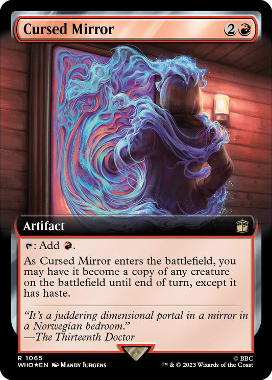 Cursed Mirror (Extended Art) (Surge Foil) [WHO - 1065]